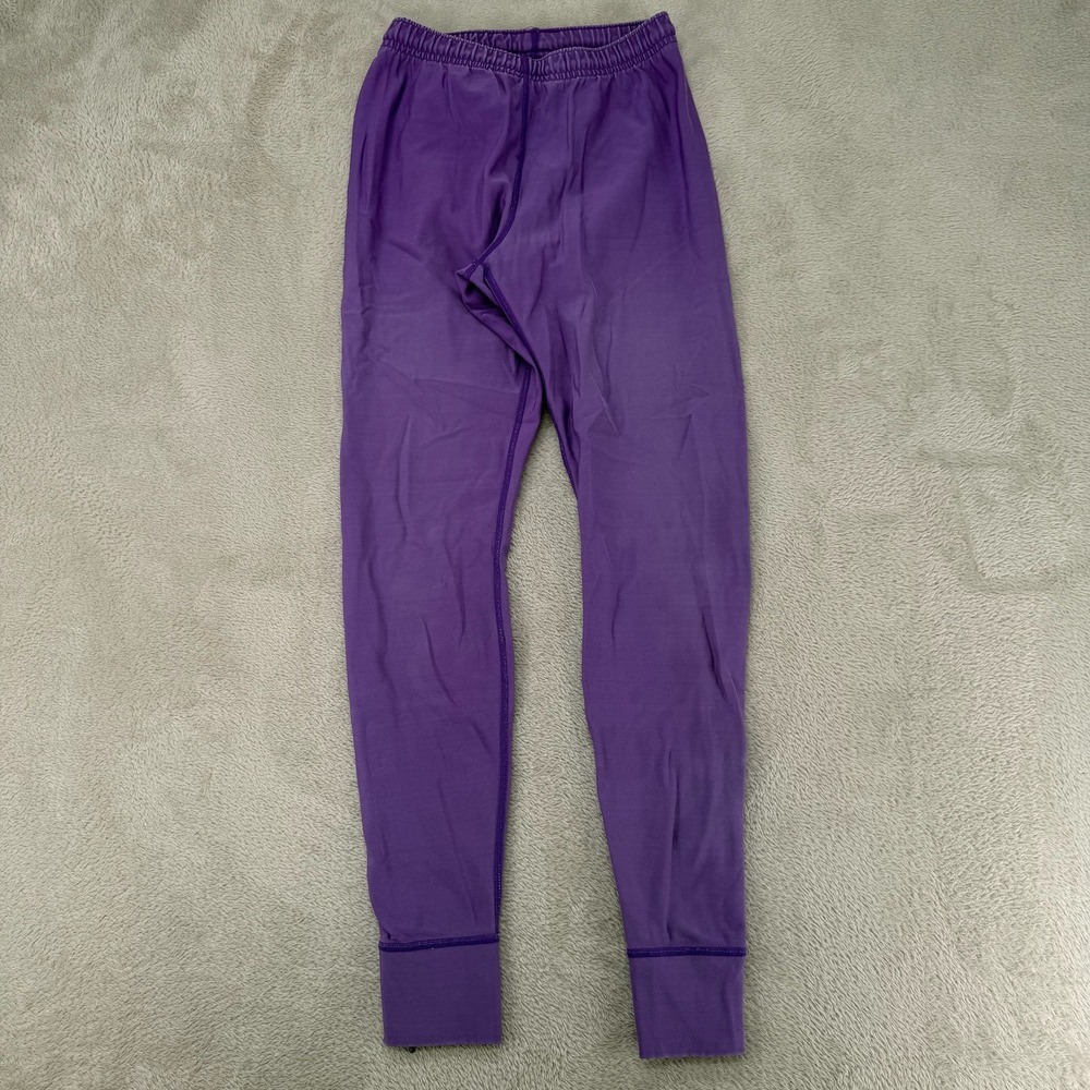 Oiselle‎ Womens Running Leggings XS Purple Preowned Ankle Zip Back Pocket